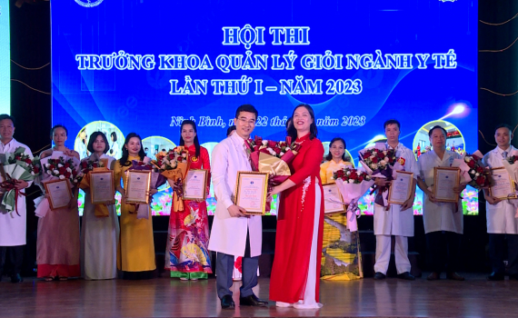 Hội thi Trưởng khoa quản l&yacute; giỏi ng&agrave;nh Y tế lần thứ I năm 2023