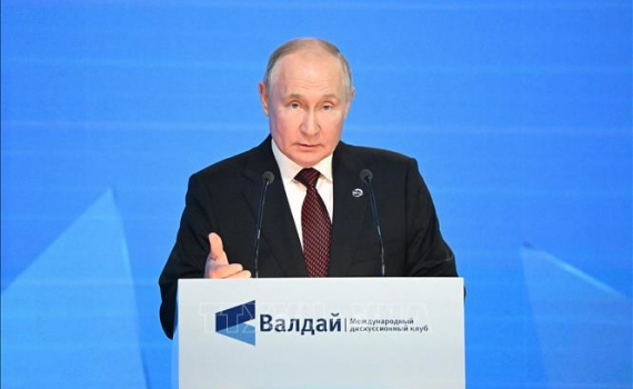 Tổng thống Vladimir Putin n&ecirc;u c&aacute;c nguy&ecirc;n tắc trong quan hệ quốc tế của Nga