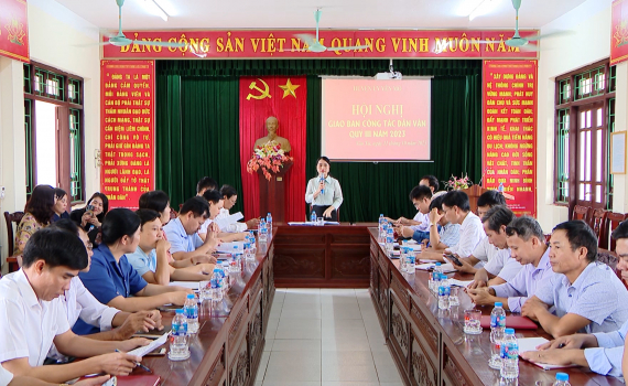 Ban D&acirc;n vận Huyện ủy Y&ecirc;n M&ocirc; triển khai nhiệm vụ qu&yacute; IV