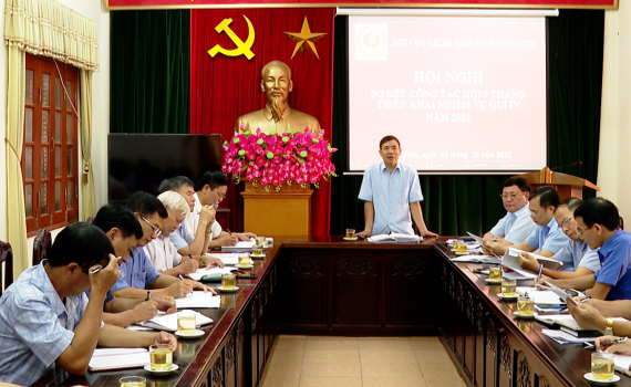 Hội Cựu chiến binh tỉnh Ninh B&igrave;nh triển khai c&ocirc;ng t&aacute;c Qu&yacute; IV