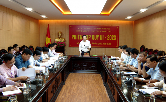 Ban Đại diện HĐQT Ng&acirc;n h&agrave;ng Ch&iacute;nh s&aacute;ch x&atilde; hội tỉnh triển khai nhiệm vụ qu&yacute; IV/2023