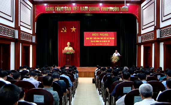 Hoa Lư qu&aacute;n triệt, triển khai c&aacute;c Văn bản của Bộ Ch&iacute;nh trị, Ban B&iacute; thư