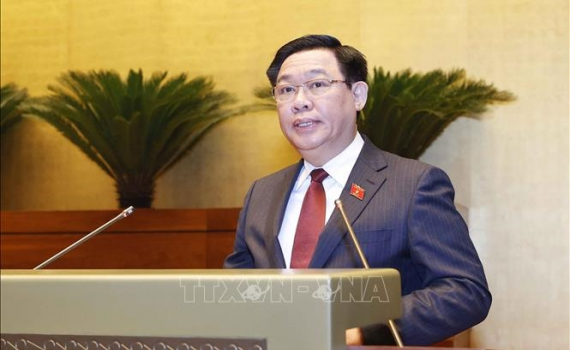 Ph&aacute;t biểu của Chủ tịch Quốc hội Vương Đ&igrave;nh Huệ khai mạc Kỳ họp thứ s&aacute;u, Quốc hội kh&oacute;a XV