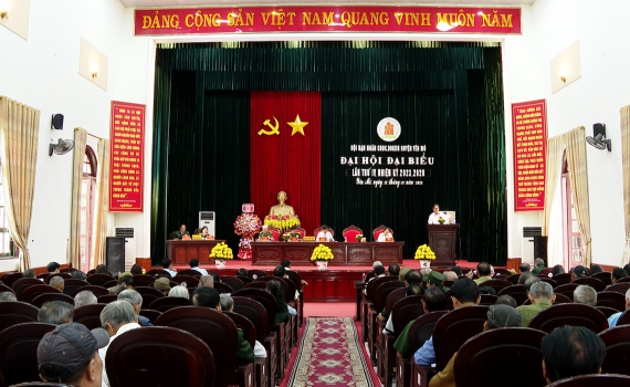 Đại hội Hội Nạn nh&acirc;n chất độc da cam/dioxin huyện Y&ecirc;n M&ocirc; lần thứ IV