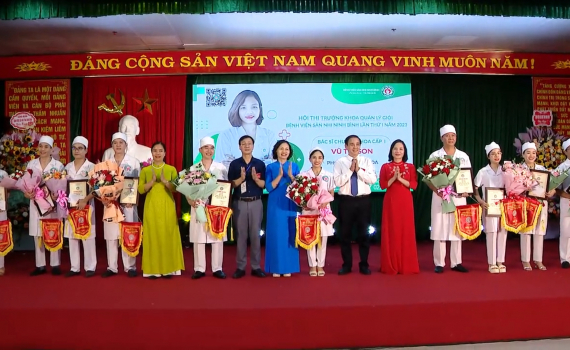 Ghi nhận Hội thi Trưởng khoa quản l&yacute; giỏi Bệnh viện Sản - Nhi tỉnh Ninh B&igrave;nh