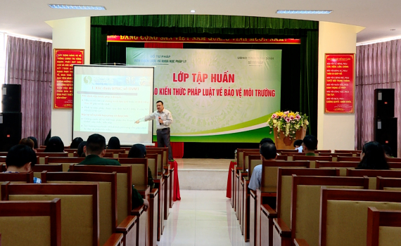 Tập huấn n&acirc;ng cao kiến thức ph&aacute;p luật về Bảo vệ m&ocirc;i trường