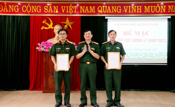 Ban CHQS huyện Y&ecirc;n M&ocirc; diễn tập lực lượng 47 trong xử tr&iacute; c&aacute;c t&igrave;nh huống tr&ecirc;n kh&ocirc;ng gian mạng