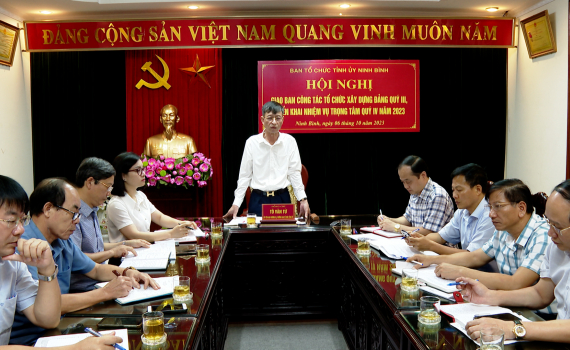 Triển khai nhiệm vụ c&ocirc;ng t&aacute;c Tổ chức x&acirc;y dựng Đảng qu&yacute; IV năm 2023