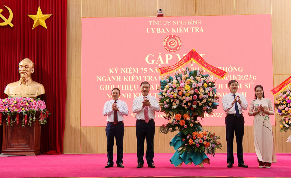 Gặp mặt kỷ niệm 75 năm ng&agrave;y truyền thống ng&agrave;nh Kiểm tra Đảng