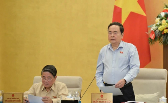 Chủ tịch Quốc hội Trần Thanh Mẫn ph&aacute;t biểu khai mạc Phi&ecirc;n họp thứ 38 của Ủy ban Thường vụ Quốc hội