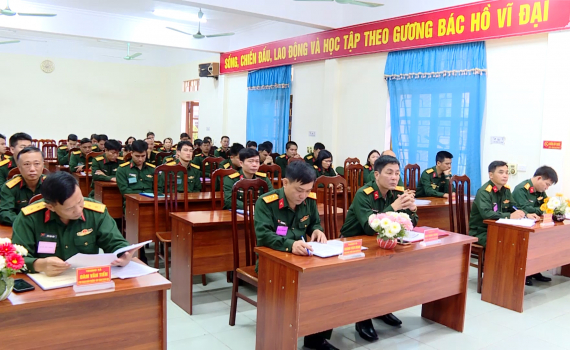 Khai mạc Hội thi c&aacute;n bộ huấn luyện điều lệnh giỏi năm 2024