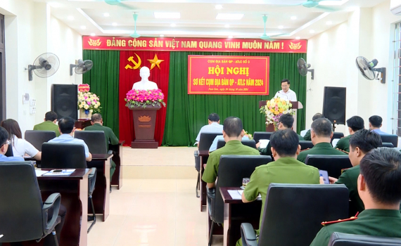 Sơ k&ecirc;́t 1 năm hoạt đ&ocirc;̣ng Cụm địa b&agrave;n quốc ph&ograve;ng an to&agrave;n l&agrave;m chủ số 3 của th&agrave;nh phố Tam Điệp