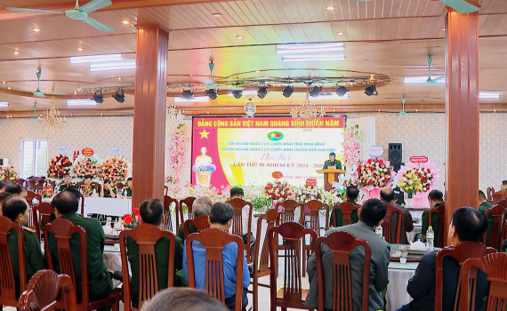 Đại hội Chi Hội doanh nh&acirc;n Cựu Chiến binh th&agrave;nh phố Tam Điệp