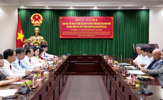 Th&uacute;c đẩy hợp t&aacute;c ph&aacute;t triển giữa tỉnh Ninh B&igrave;nh với Tổ chức chuy&ecirc;n gia cao cấp H&agrave; Lan (PUM)