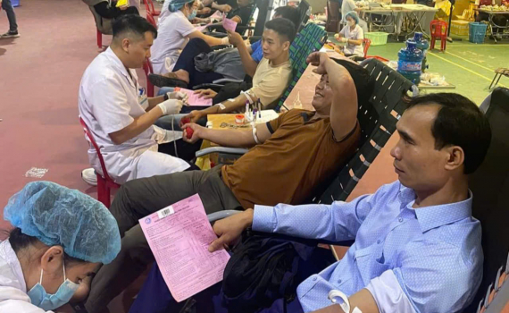 Y&ecirc;n M&ocirc; tổ chức Ng&agrave;y hội hiến m&aacute;u t&igrave;nh nguyện đợt 2, năm 2024
