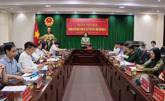 Đo&agrave;n ĐBQH tỉnh chuẩn bị nội dung tham gia tại kỳ họp thứ 8, Quốc hội kh&oacute;a XV