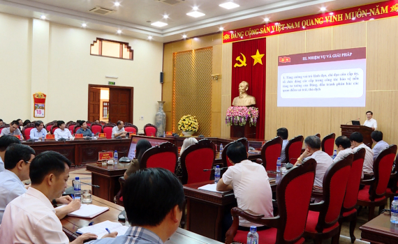 Lớp bồi dưỡng bảo vệ nền tảng tư tưởng của Đảng ho&agrave;n th&agrave;nh nội dung chương tr&igrave;nh đề ra