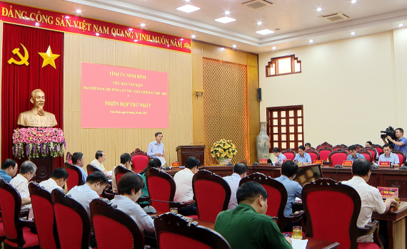 Phi&ecirc;n họp thứ nhất Tiểu ban Văn kiện Đại hội Đảng bộ tỉnh Ninh B&igrave;nh lần thứ XXIII, nhiệm kỳ 2025-2030