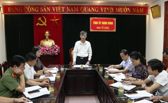 Ban Tổ chức Tỉnh ủy triển khai nhiệm vụ trọng t&acirc;m c&ocirc;ng t&aacute;c x&acirc;y dựng Đảng qu&yacute; IV năm 2024