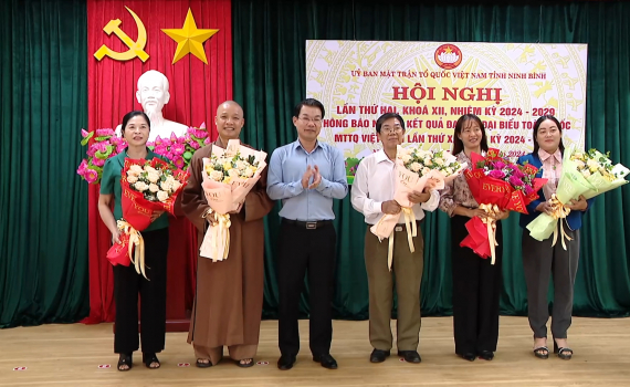 Hội nghị Ủy ban MTTQ Việt Nam tỉnh Ninh B&igrave;nh lần thứ hai (kh&oacute;a XII)