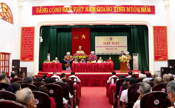 Đại hội chuyển đổi m&ocirc; h&igrave;nh Hội Người cao tuổi huyện Nho Quan nhiệm kỳ 2021 - 2026
