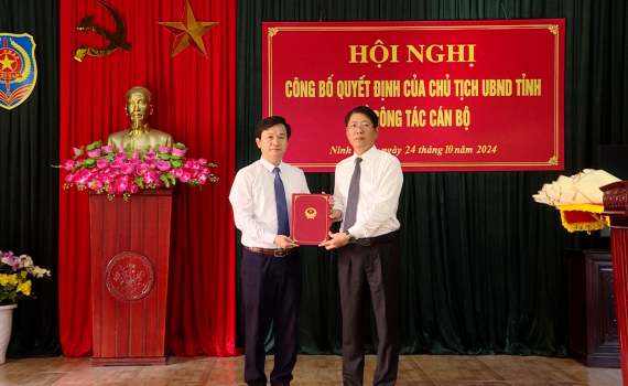 C&ocirc;ng bố Quyết định bổ nhiệm Ph&oacute; Gi&aacute;m đốc Sở Tư ph&aacute;p 