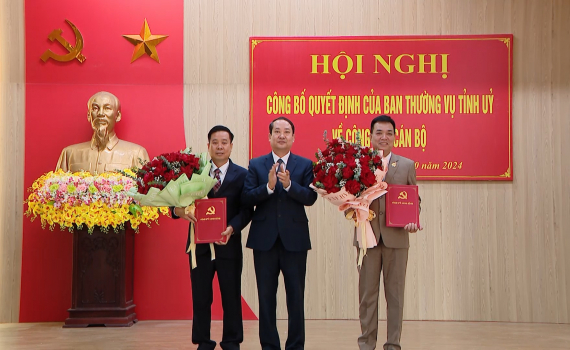 C&ocirc;ng bố Quyết định của Ban Thường vụ Tỉnh ủy về c&ocirc;ng t&aacute;c c&aacute;n bộ tại Y&ecirc;n Kh&aacute;nh