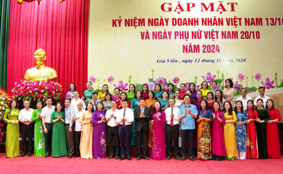 Gia Viễn, Y&ecirc;n M&ocirc;, Tam Điệp gặp mặt kỷ niệm ng&agrave;y Doanh nh&acirc;n Việt Nam