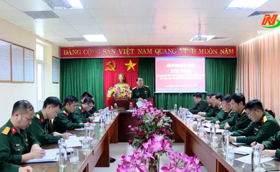 Ban Thường vụ Đảng ủy Qu&acirc;n sự tỉnh đ&aacute;nh gi&aacute; kết quả gi&aacute;m s&aacute;t việc thực hiện quy chế d&acirc;n chủ ở cơ sở