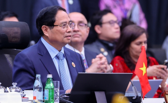 Hội nghị Cấp cao ASEAN 47: Thủ tướng Phạm Minh Ch&iacute;nh đề nghị ASEAN ph&aacute;t huy mạnh mẽ 3 cội nguồn sức mạnh chiến lược