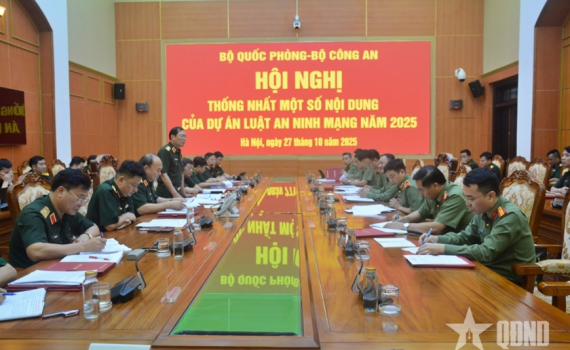 Bộ Quốc ph&ograve;ng - Bộ C&ocirc;ng an: Thống nhất nội dung dự &aacute;n Luật An ninh mạng năm 2025