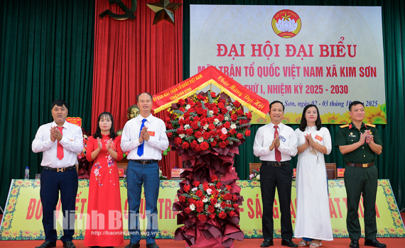 Đại hội Mặt trận Tổ quốc Việt Nam x&atilde; Kim Sơn lần thứ I, nhiệm kỳ 2025-2030