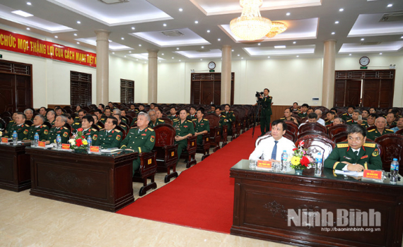 Gặp mặt nguy&ecirc;n l&atilde;nh đạo, chỉ huy Bộ CHQS tỉnh qua c&aacute;c thời kỳ nh&acirc;n kỷ niệm 80 năm Ng&agrave;y truyền thống LLVT Qu&acirc;n khu 3