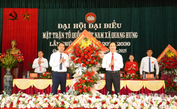Đại hội đại biểu MTTQ x&atilde; Quang Hưng lần thứ I, nhiệm kỳ 2025-2030