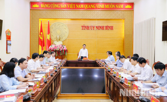 Ban Thường vụ Tỉnh ủy cho &yacute; kiến v&agrave;o một số nội dung quan trọng