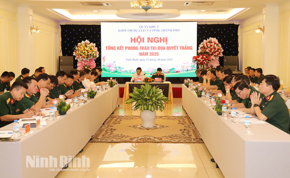 Khối thi đua lực lượng vũ trang 4 tỉnh, th&agrave;nh phố Qu&acirc;n khu 3 tổng kết phong tr&agrave;o thi đua Quyết thắng năm 2025