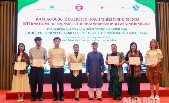 Trao Chứng nhận v&agrave; C&ocirc;ng bố Tuy&ecirc;n bố Ninh B&igrave;nh 2026