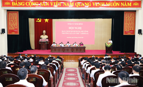 Hội nghị Ban Chấp h&agrave;nh Đảng bộ tỉnh lần thứ 7 (kh&oacute;a I)