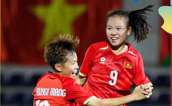 U17 nữ Việt Nam dự v&ograve;ng chung kết ch&acirc;u &Aacute; với th&agrave;nh t&iacute;ch to&agrave;n thắng