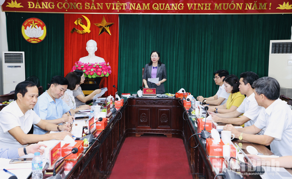Ban Thường trực Ủy ban MTTQ Việt Nam tỉnh cho &yacute; kiến một số nội dung thuộc thẩm quyền