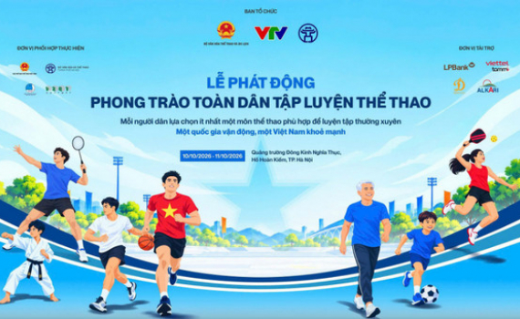 Ph&aacute;t động phong tr&agrave;o to&agrave;n d&acirc;n tập luyện thể dục thể thao