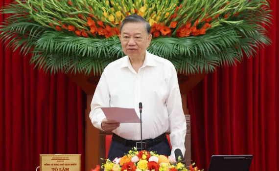 Tổng B&iacute; thư, Chủ tịch nước T&ocirc; L&acirc;m: H&igrave;nh th&agrave;nh năng lực nghi&ecirc;n cứu v&agrave; tham mưu chiến lược đ&aacute;p ứng y&ecirc;u cầu ph&aacute;t triển đất nước