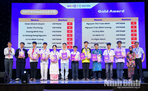 Th&iacute; sinh Ninh B&igrave;nh đạt 8 Huy chương V&agrave;ng tại V&ograve;ng Quốc tế Kỳ thi Olympic T&agrave;i năng H&oacute;a học trẻ thế giới WYCTO 2026