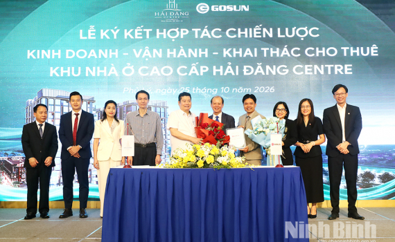 K&yacute; kết hợp t&aacute;c chiến lược kinh doanh, vận h&agrave;nh, khai th&aacute;c v&agrave; cho thu&ecirc; Dự &aacute;n nh&agrave; ở cao cấp Hải Đăng Centre
