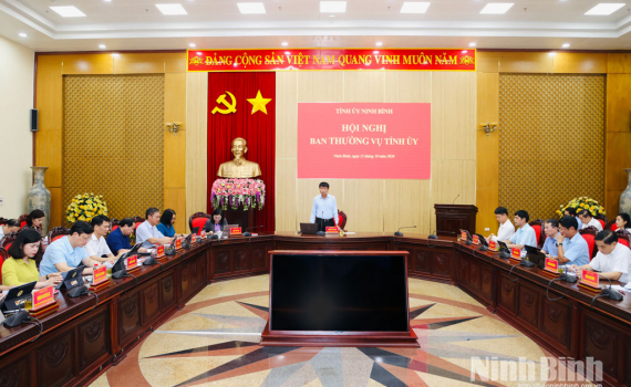 Ban Thường vụ Tỉnh ủy cho &yacute; kiến v&agrave;o c&aacute;c nội dung quan trọng thuộc thẩm quyền