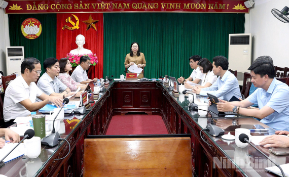 Hội nghị Ban Thường vụ Đảng ủy, Ban Chấp h&agrave;nh Đảng bộ MTTQ, c&aacute;c đo&agrave;n thể tỉnh
