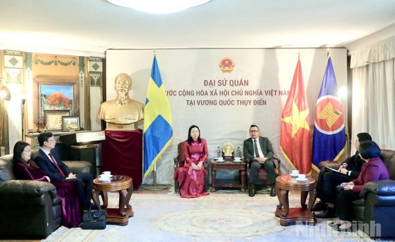 Tăng cường kết nối, mở rộng hợp t&aacute;c giữa Ninh B&igrave;nh với c&aacute;c đối t&aacute;c tại Thụy Điển
