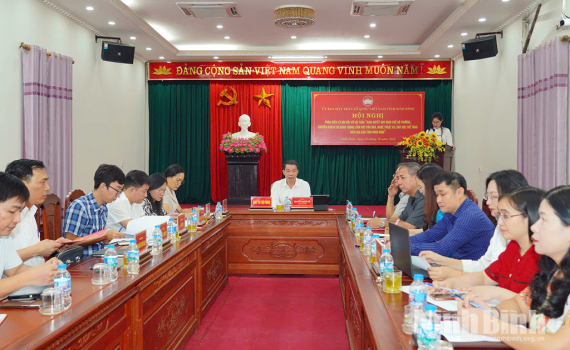 Hội nghị phản biện x&atilde; hội đối với dự thảo Nghị quyết Quy định chế độ thưởng, khuyến kh&iacute;ch t&agrave;i năng trong lĩnh vực văn h&oacute;a, nghệ thuật v&agrave; lĩnh vực thể thao tr&ecirc;n địa b&agrave;n tỉnh Ninh B&igrave;nh