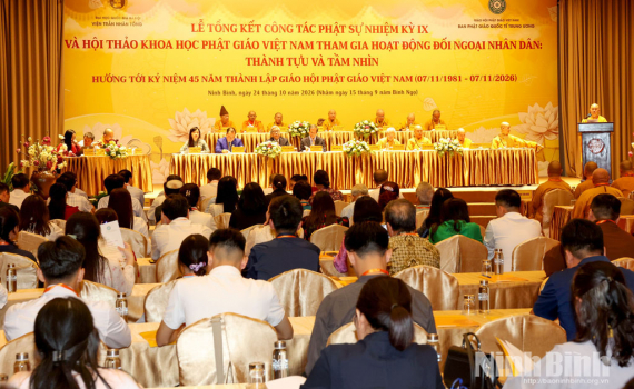 Hội thảo khoa học &ldquo;Phật gi&aacute;o Việt Nam tham gia hoạt động đối ngoại nh&acirc;n d&acirc;n: Th&agrave;nh tựu v&agrave; tầm nh&igrave;n&rdquo;