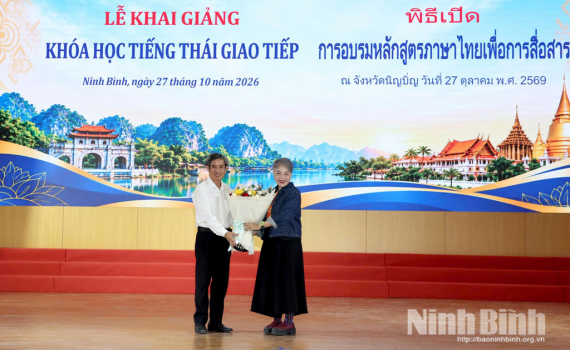 Trường Đại học Hoa Lư khai giảng lớp Tiếng Th&aacute;i giao tiếp